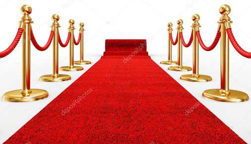 les tapis rouges de l'académie de la carpette anglaise