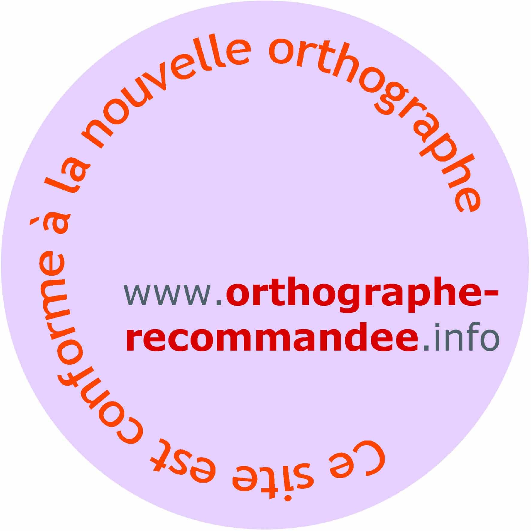Flyer de la nouvelle orthographe 
